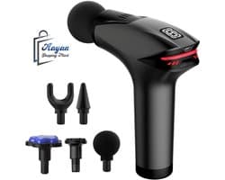 Massage Gun Professioneel – Deep Tissue Spiermassage – Spierherstel & Pijnverlichting – 5 Opzetstukken – 8 Snelheden – massagegun – Massage Apparaat – Fitness – massage pistool – 69623