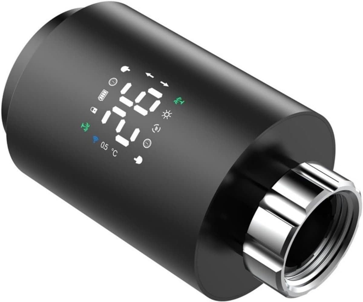 Slimme Programmeerbare Radiatorthermostaat met Zigbee en App-Bediening — afbeelding 1