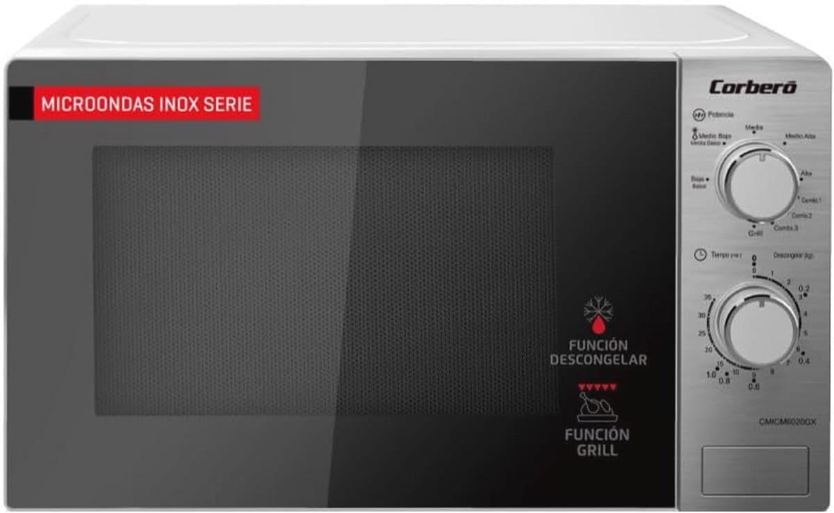 Magnetron met grill en gratineren, 700 W, 9 standen, snel ontdooien — afbeelding 1