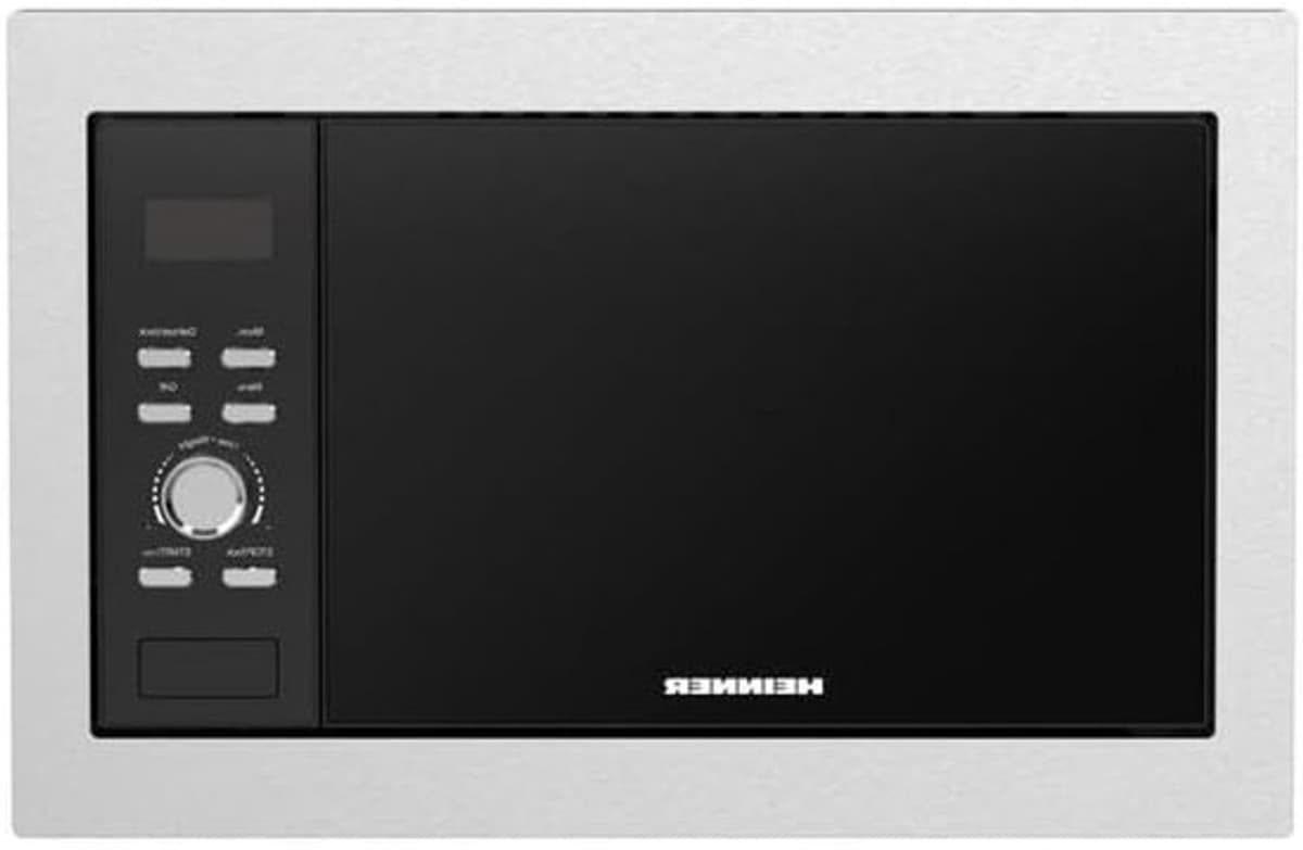 Inbouwmagnetron - Magnetronoven - Snel opwarmen - Grillfunctie - 23 Liter - Roestvrij staal — afbeelding 1