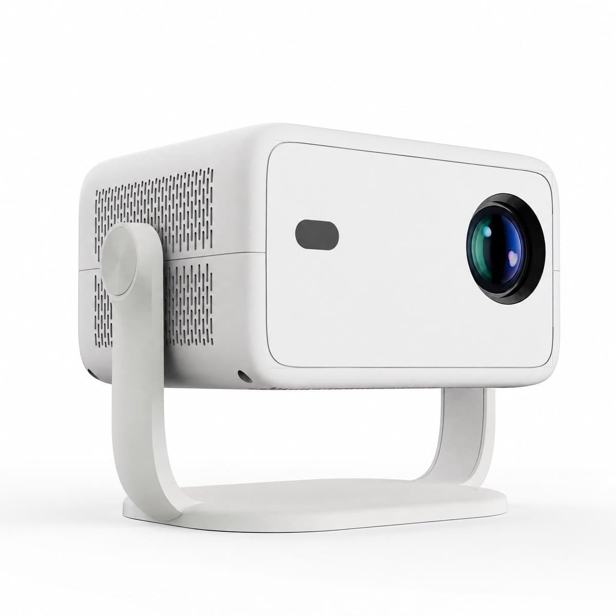 Atlasyx beamer - Mini projector - Smart - Film - Draagbare - Native Full HD 1080P - 360° Correctie - 29 x 18 x 20 cm - Wit — afbeelding 1