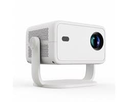 Atlasyx beamer - Mini projector - Smart - Film - Draagbare - Native Full HD 1080P - 360° Correctie - 29 x 18 x 20 cm - Wit