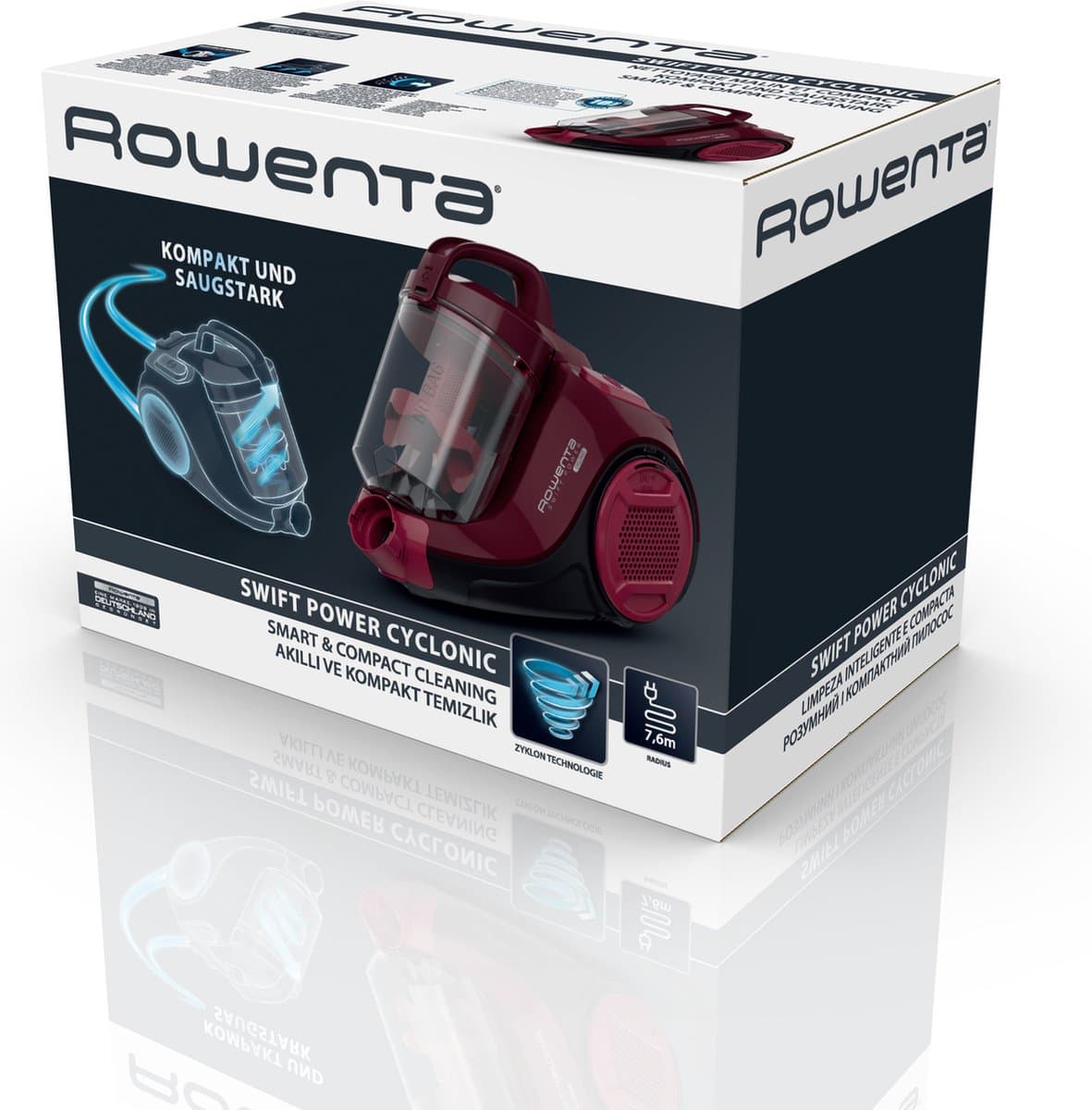 Rowenta Swift Power Cyclonic Zakloze Stofzuiger RO2933 — afbeelding 1