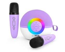 Bolke® - karaoke set - karaoke microfoon - karaoke set voor volwassenen / kinderen - karaoke set met 2 microfoons - karaokesets
