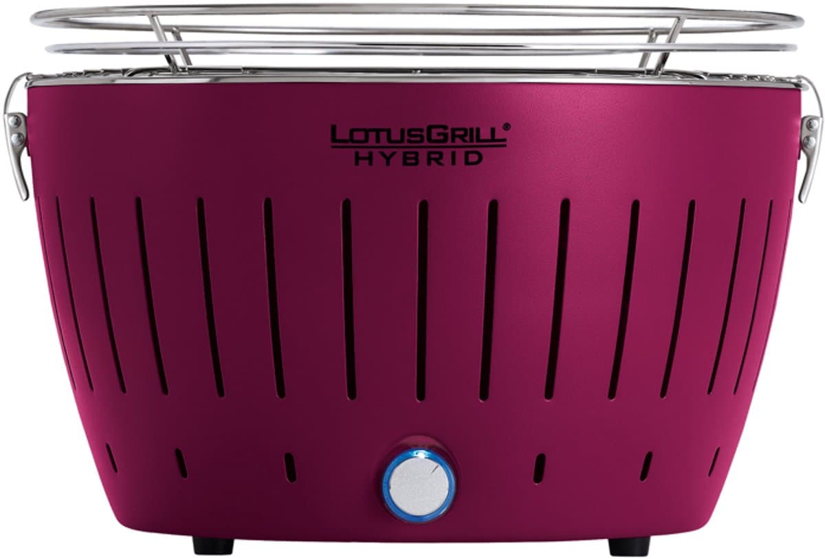 LotusGrill Classic Hybrid Tafelbarbecue - Ø350mm - Paars — afbeelding 1