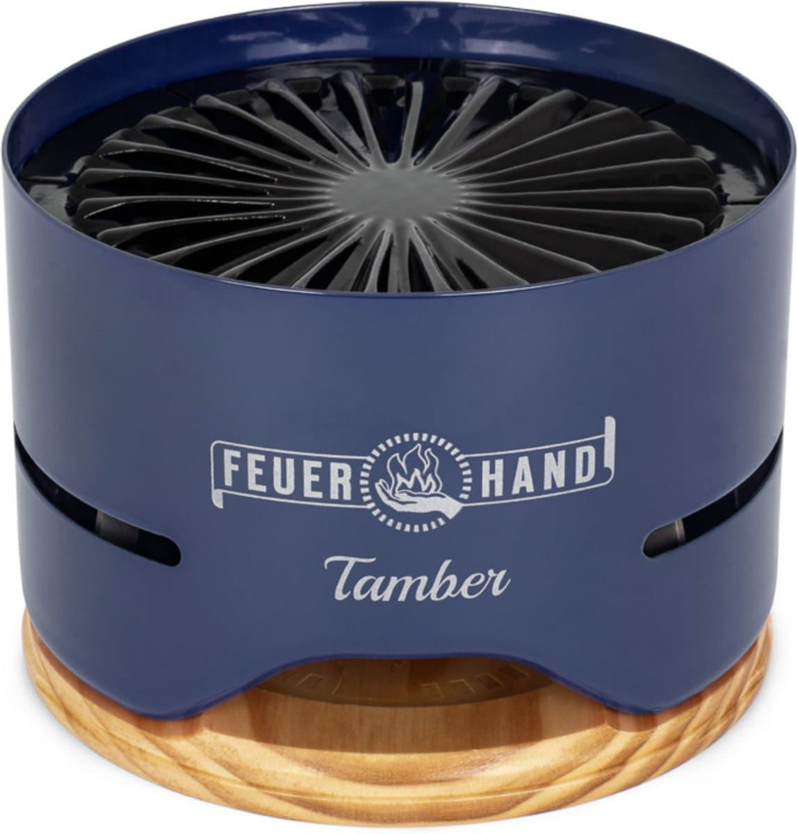 Feuerhand Tafel Grill Tamber - Blauw - 20x20x14cm - Modern — afbeelding 1