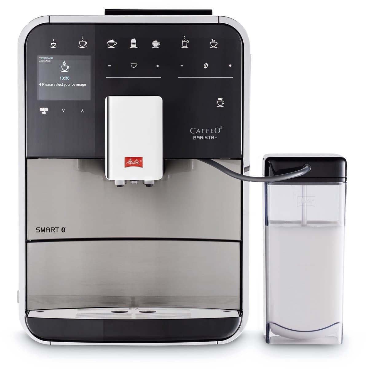 Melitta Barista Smart T volautomatische Espressomachine F840-100 roestvrij staal — afbeelding 1