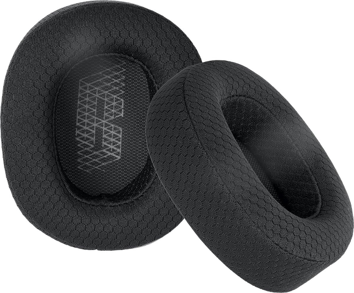 Somstyle Oorkussens Geschikt voor JBL Live 650BTNC Koptelefoon - 2 Stuks - Zacht Schuim - Mesh - Zwart — afbeelding 1