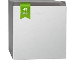 Mini koelkast 45L met vriesvak - Stille koelbox voor keuken, kantoor, camping en gaming