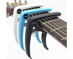 Finnacle - Gitaar Capo - Gitaarklem - Muziek - Instrument - Akoestisch - Elektrisch - Blauw