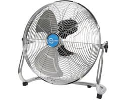 Staande Ventilator - Vloerventilator Krachtig - Ruimte Koelen - Drie Snelheden - 56 cm - Zwart