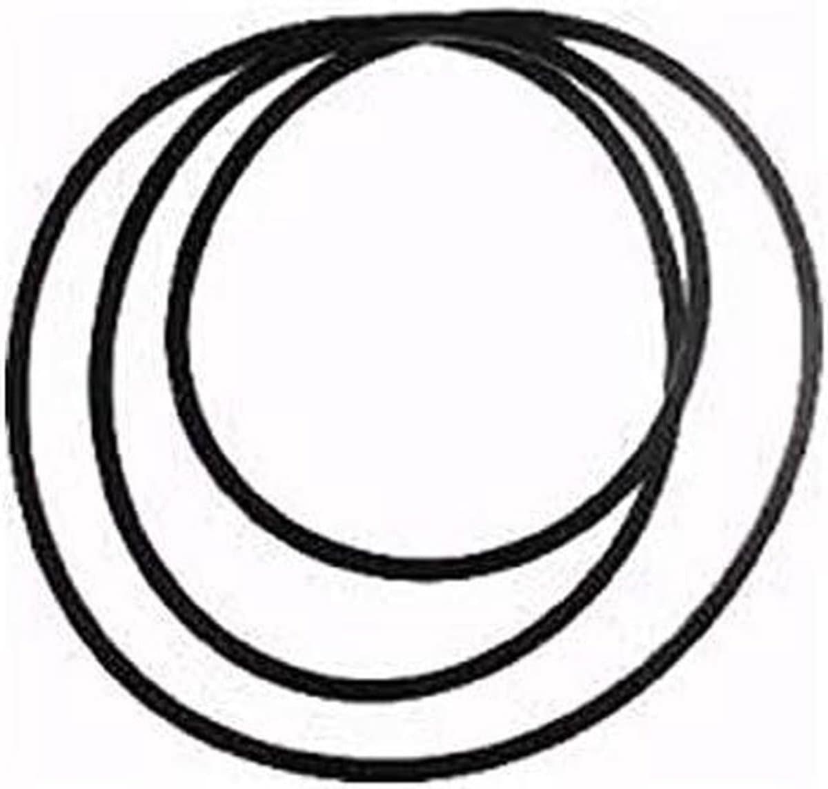 Grasmaaier Riem - Aandrijfriem Vervangingsriem - Gazon Onderhoud - Originele Pasvorm - 110cm - Zwart — afbeelding 1