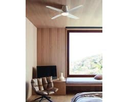 Plafondventilator met Verlichting - Ventilator Plafond - Klimaatbeheersing Binnen - Zomer en Winter Modus - 122 cm Diameter - Wit