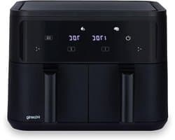 Heteluchtfriteuse - Airfryer Dubbel - Gezond Frituren - Dubbele Capaciteit - 9 liter - Zwart