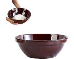 Kneedkom - Mengkom - Deeg Bereiden - Non-stick Coating - 5500ML - Bruin