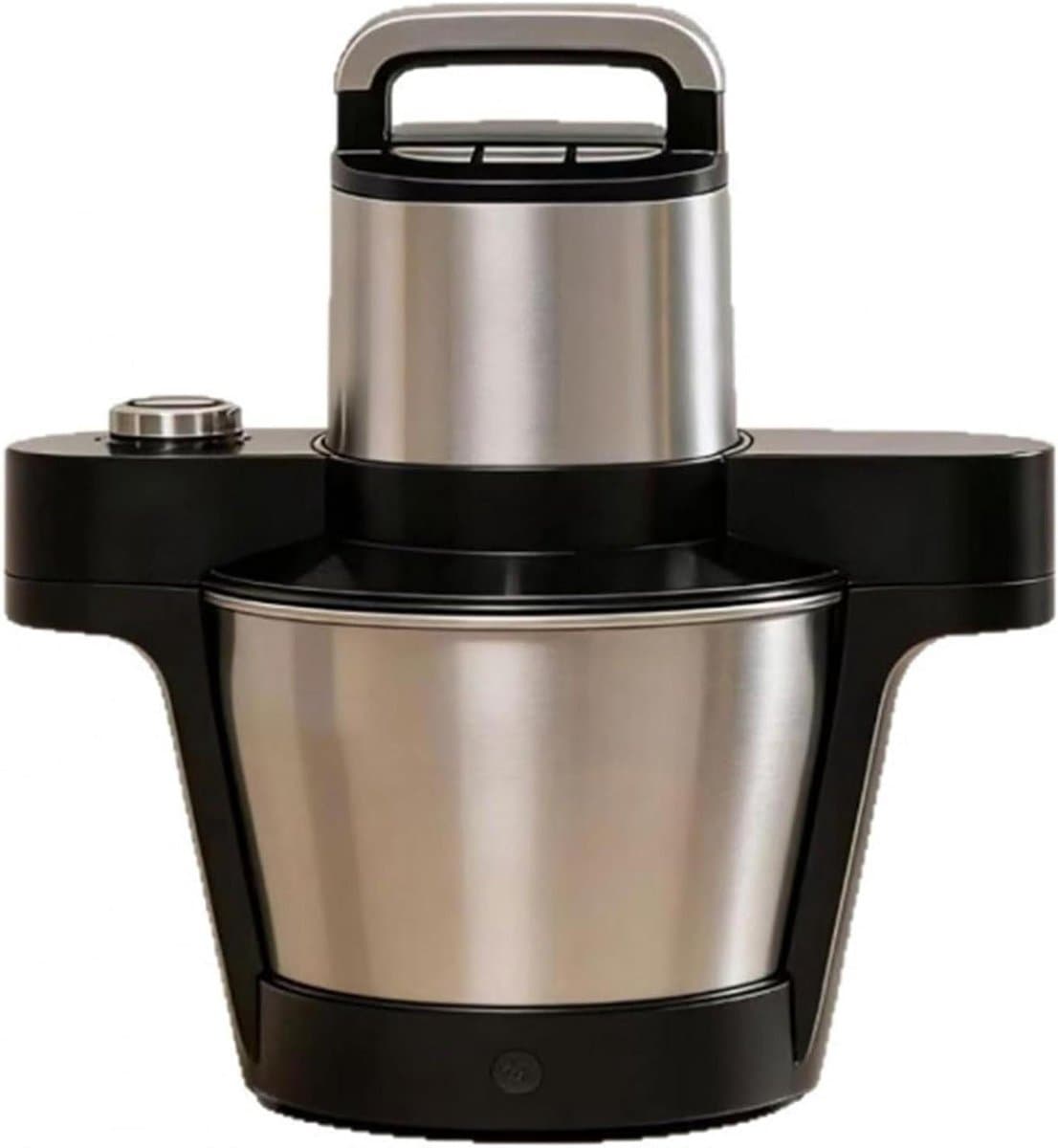 Keukenmachine - Fufu machine - Afrikaanse Gerechten Maken - Automatische Voedselverwerking - 6L - Zilver — afbeelding 1