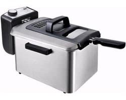Friteuse 4 Liter - Elektrische Frituurpan - Lekker Frituren - Mechanische Bediening - 4 Liter - Roestvrij staal
