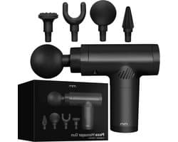 Massage Gun - Spierontspanner Percussie massageapparaat - Spierherstel - Cilindrische Vorm - 0.61 kg - Zwart