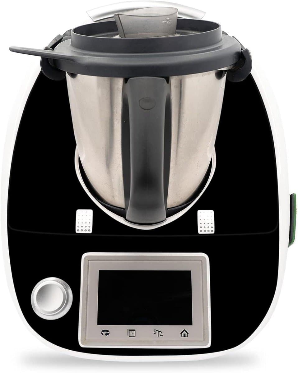 Keukenmachine stickers - Apparaat folie - Keuken personaliseren - Op maat gesneden - TM5 - Zwart mat — afbeelding 1