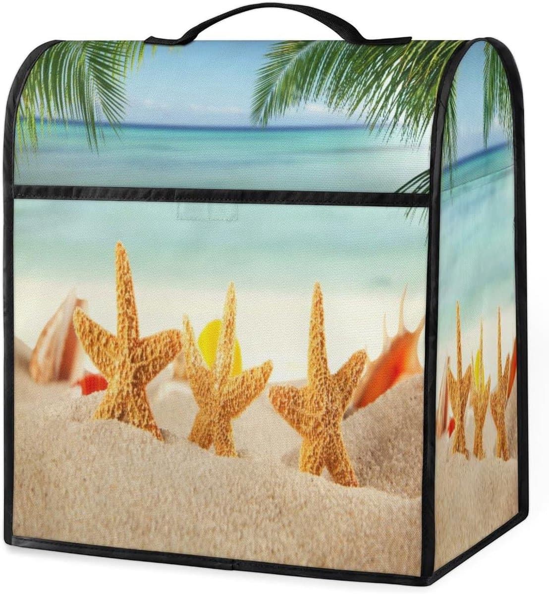 Keukenmixer Stofhoes - Apparaat Cover - Apparaten Beschermen - Met Opbergvakken - 43 x 37 x 28.4 cm - Tropisch — afbeelding 1