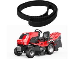 Dailygoods- Distributieriem Vervanging 20 mm - Compatibel met Countax - Compatibel met Westwood - Rubber - Omkeerbaar Tractor Maaidek - Zwart - Grasmaaierriem