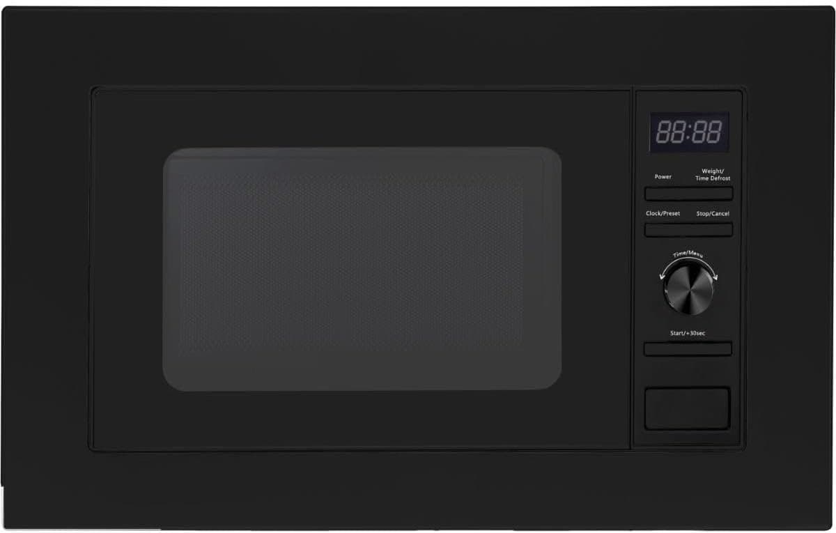 Inbouw Magnetron - Keukenapparaat - Snel Eten - Roestvrij Staal - 20 Liter - Zwart — afbeelding 1