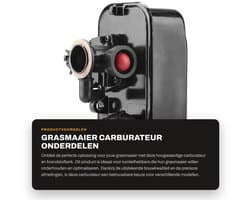 Dailygoods- Brandstoftank Hoogwaardige Kwaliteit - Carburateur - Duurzaam - 20x9,6x5,5 cm - 673 g - Geschikt voor 498809A/494406 - Grasmaaieronderdelen