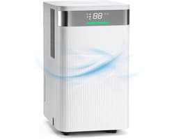 Thuys - Mobiele Luchtontvochtiger 12L/dag – 200W – 2L Watertank – Slaapmodus – Voor Slaapkamer, Badkamer, Kelder en Woonkamer