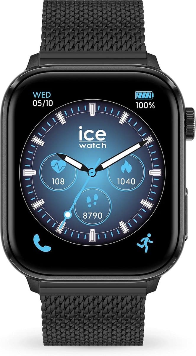 Ice-Watch ICE-Smart - Smartwatch - 40 mm - Milanese Black — afbeelding 1