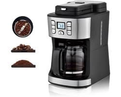 Volledig Automatische Koffiezetter - Bonen tot Koffie - Verse Koffie Maken - 24 Uur Programmeerbaar - 1.8 Liter Capaciteit