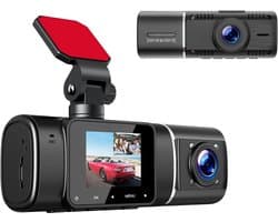 Dashcam Full HD 1080P voor Voor, Achter en Interieur