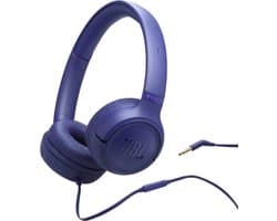 JBL Tune 530 - Bedrade On-ear Koptelefoon - Hoofdtelefoon met Kabel & Microfoon - 3.5 mm Aansluiting - JBL Pure Bass - Voor iPhone, Samsung, Tablet & Laptop - Blauw