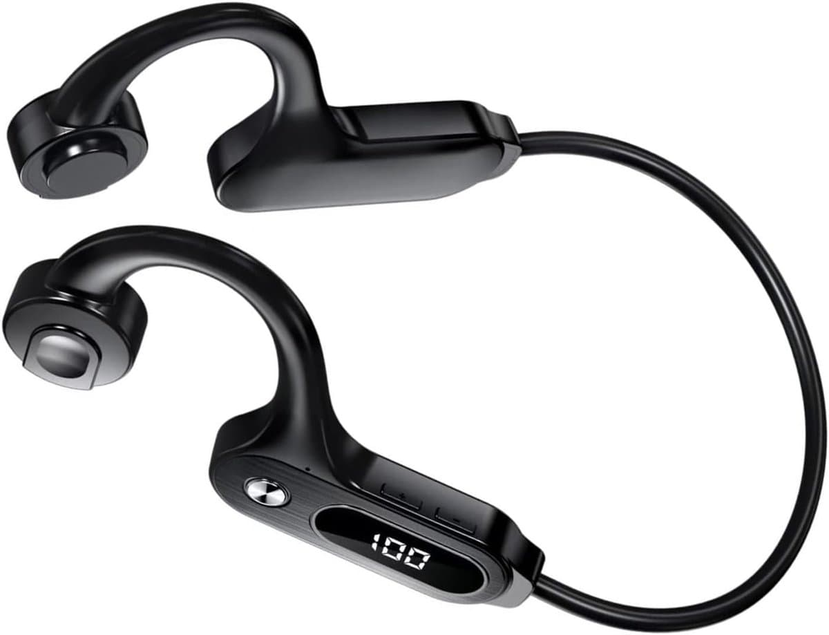 Bone Conduction Headphone - Open Ear Koptelefoon - IPX5 Waterbestendig - Sporthoofdtelefoon - Draadloos — afbeelding 1
