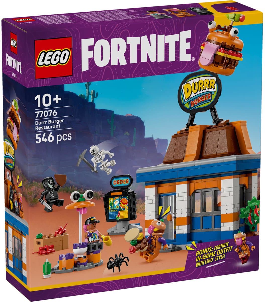 LEGO Fortnite - Durrr Burger restaurant Constructiespeelgoed — afbeelding 1