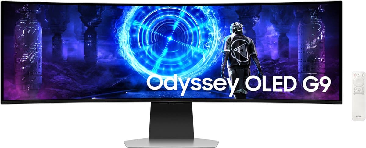 Samsung 49" Odyssey OLED G9 G95SD DQHD 240Hz Smart Gaming Monitor — afbeelding 1