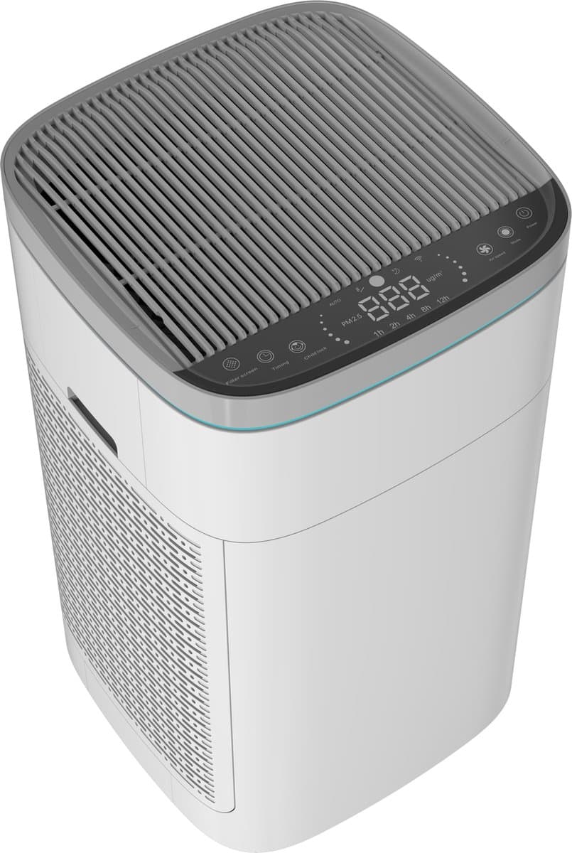 STYLIES Hercules Luchtreiniger – HEPA 12 & Koolstoffilter – CADR 800 m³/u – Met Wifi & App – PM2.5 Sensor – 96 m² – Wit — afbeelding 1