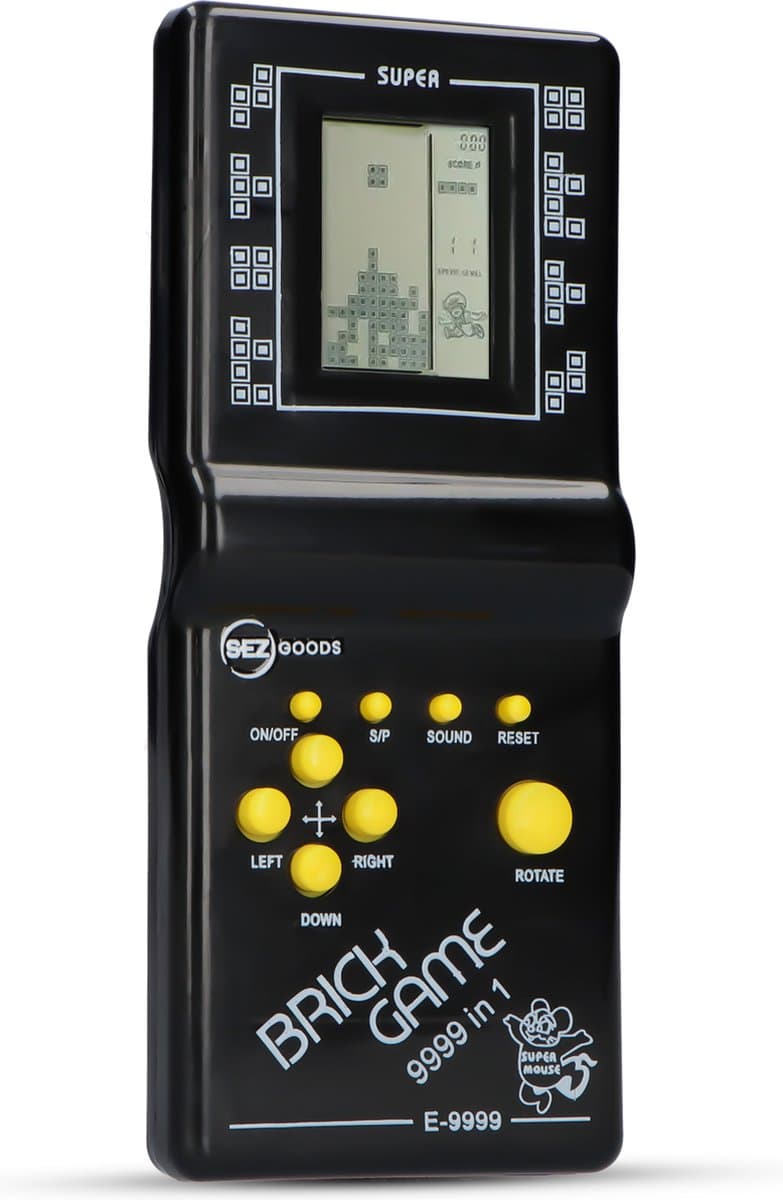 Retro Spelcomputer - Spelcomputer Voor Kinderen - Spelcomputer Met Spelletjes - Dual Jumbo - Brick Game — afbeelding 1