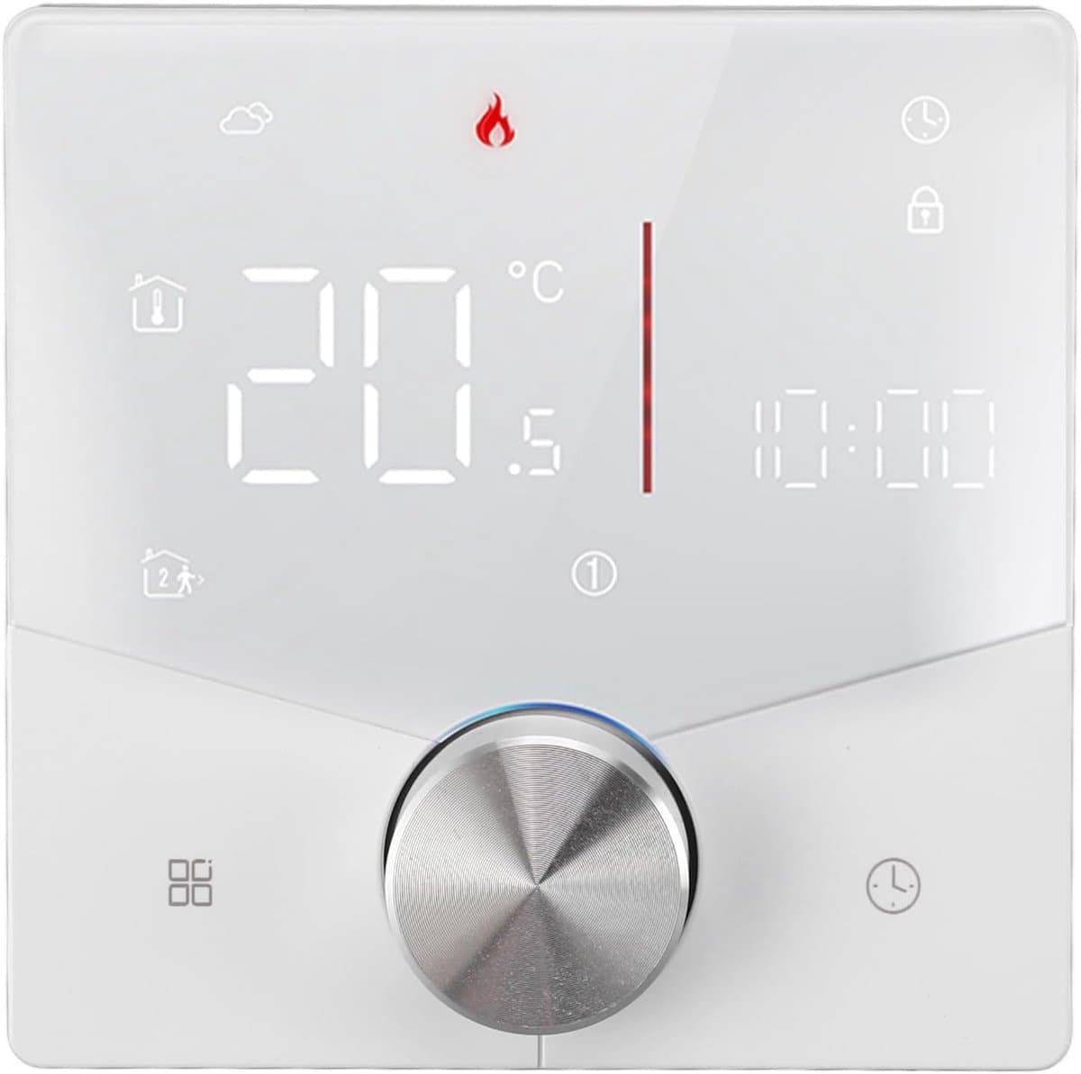 Slimme Thermostaat - WiFi Thermostaat APP Thermostaat - Energie Besparen - App Bediening - 41-95 Graden F - Wit — afbeelding 1