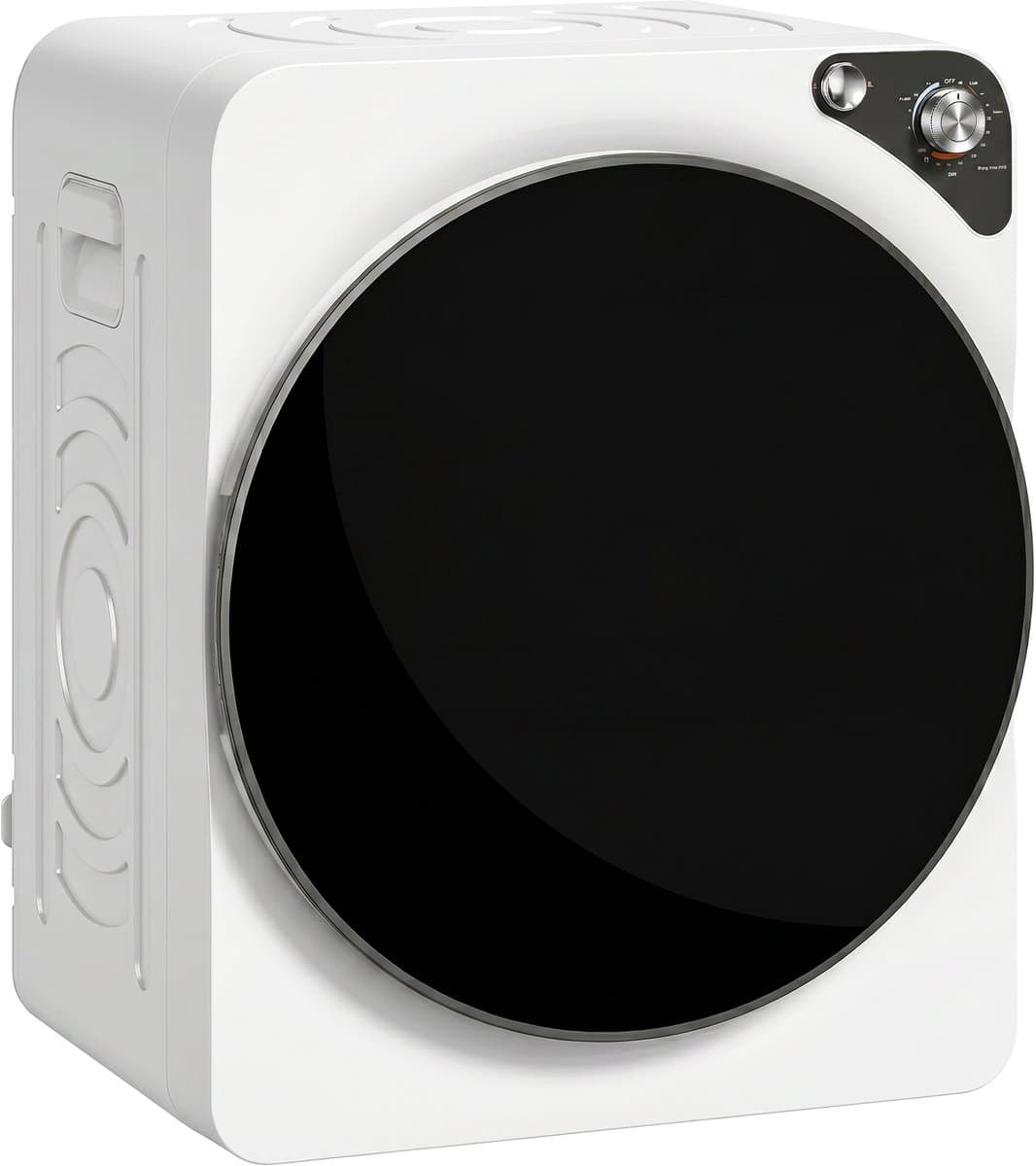 ECTEATOY®Wasdroger 5 kg - Draagbare Wasdroger met RVS Trommel - 1000W - 5 Programma's & Timer - Wit — afbeelding 1