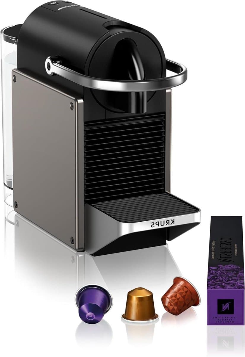 Capsule Koffieapparaat - Espresso Lungo - Snel Koffie Maken - Industrieel Design - 0.7 Liter - Donkergroen — afbeelding 1