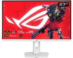 ASUS ROG Strix XG27ACMES-W - QHD Fast IPS Gaming Monitor - USB-C 15W - 255hz - 27 inch