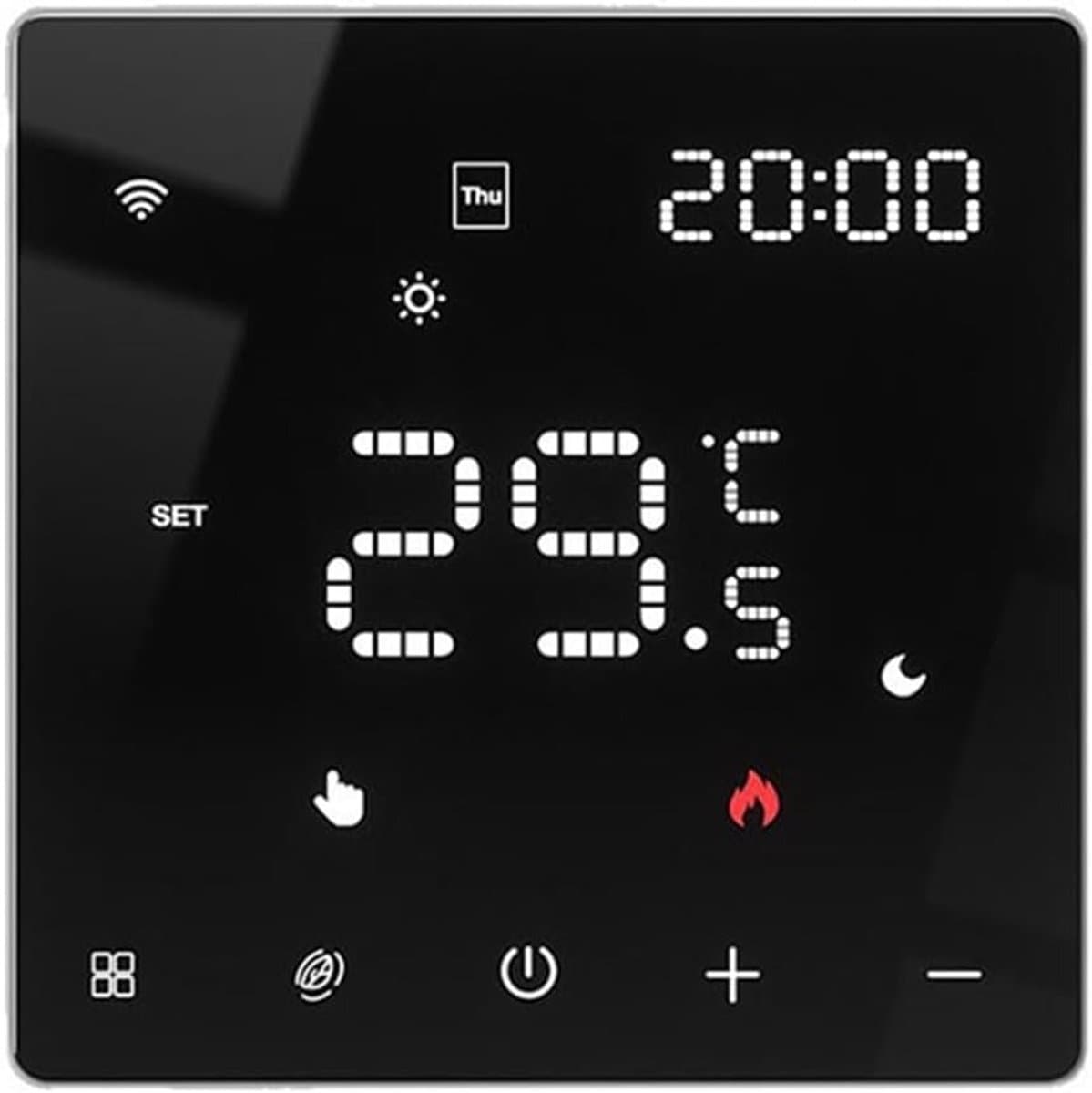 Slimme Thermostaat - Vloerverwarming Controller - Temperatuur Regelen - Spraakbesturing - Niet Gespecificeerd - Wit — afbeelding 1