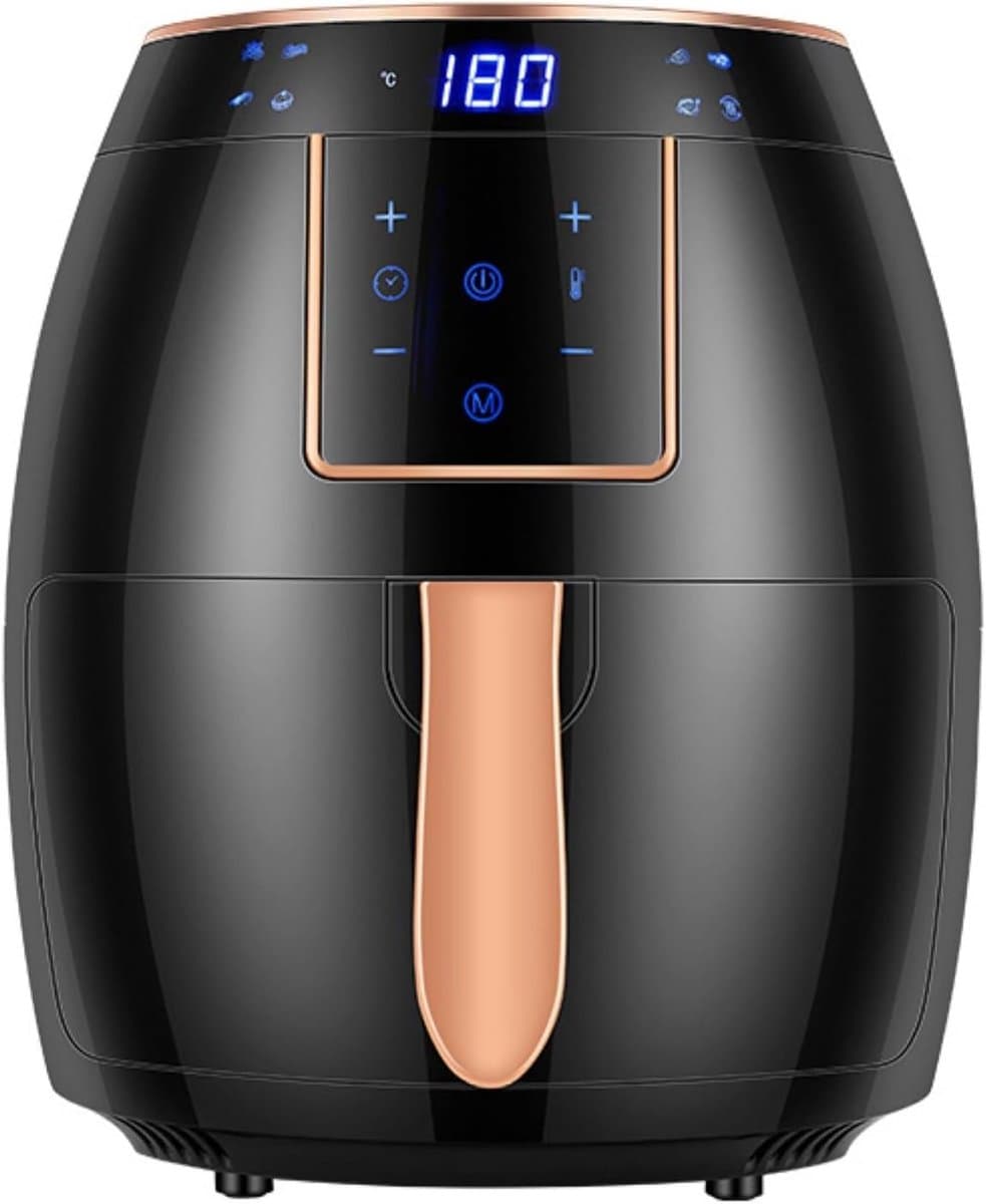 Digitale Friteuse Oven - Hetelucht Frituur - Gezond Koken - Multifunctioneel Apparaat - 5.5 Liter - Zwart — afbeelding 1