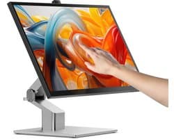 Alogic Clarity Fold Touch 27 Monitor (UHD 4K) – 10-Punts Multitouch Functie – 100% sRGB, 99% Adobe RGB Kleurruimte dekking – Compatibel met Windows, macOS - Grijs