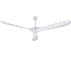 COVREO Plafondventilator 182,3 cm wit hout, 3 bladen met afstandsbediening