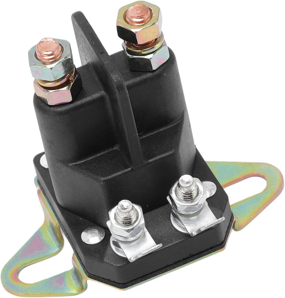 Startmagneet Schakelaar - Relais 4-polig - Grasmaaier Onderhoud - Waterdicht Ontwerp - 12V DC - Messing — afbeelding 1