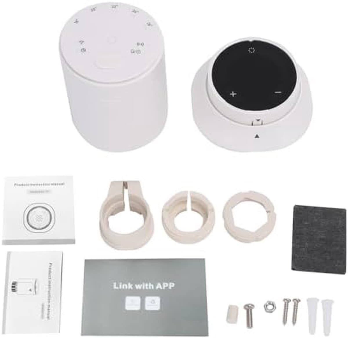Slimme Radiatorthermostaat - Programmeerbare Thermostaat - Energie Besparen - Afneembare Sensor - M30 x 15 mm - Wit — afbeelding 1