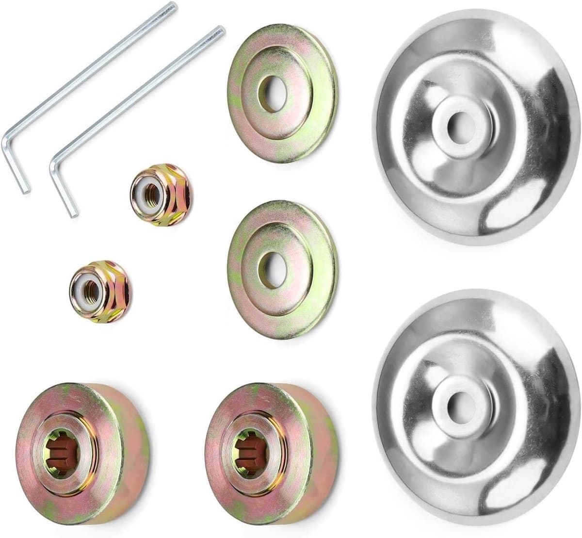 SnelShoppen - Universele Bevestigingskit voor Borstels, Mes, 10-delige Set, Hoogwaardige Metalen Aandrijving voor Grasmaaier en Borstels, Duurzaam en — afbeelding 1