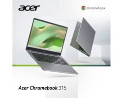 Acer Chromebook 315 CB315-6HT-C8TG – Chromebook – 15 inch Touchscreen - 8GB - 128GB - Zilver