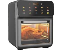 Heteluchtfriteuse Oven - Combi Oven Airfryer - Gezond Koken - 3D Luchtstroom - 15 Liter - Grijs